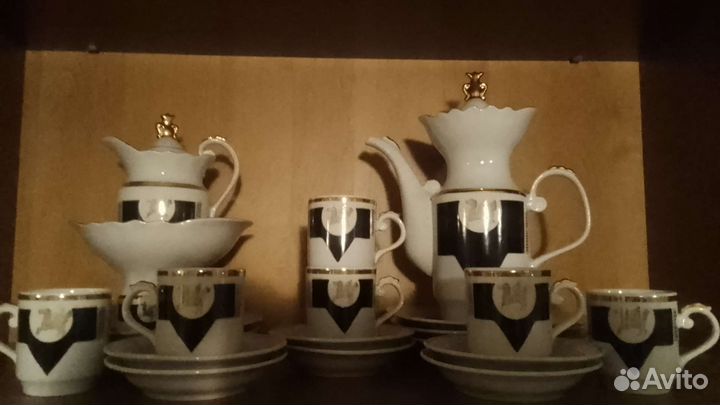 Сервиз кофейный Золотой Пегас