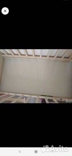 Детская кроватка с маятником и ящиком Фея