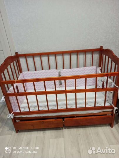 Детская кроватка, бортики, кокон