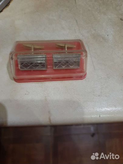 Запонки СССР в футляре