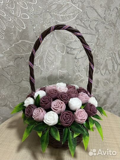 Букет из мыла ручной работы 33 розы