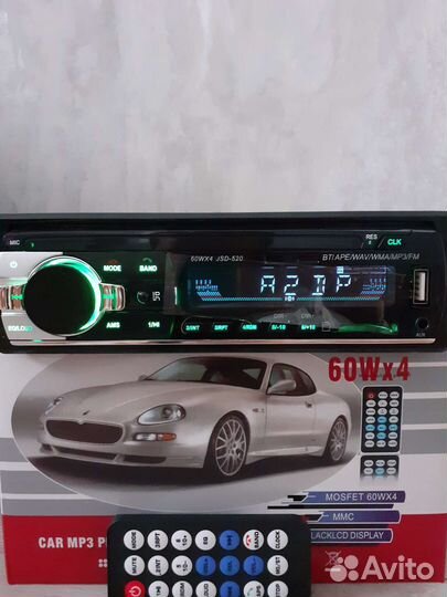 Автомагнитола с блютуз (bluetooth) новая