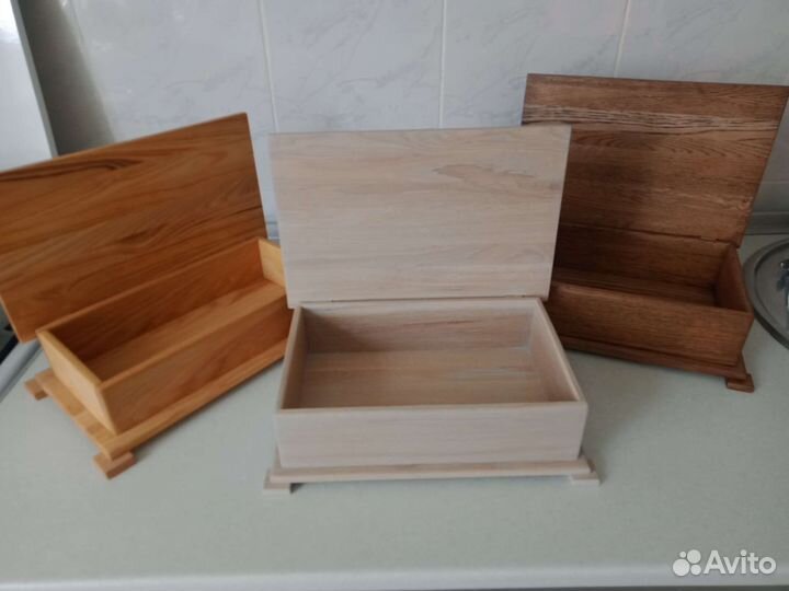 Шкатулка из дуба, ясеня