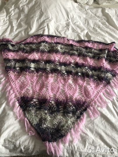 Платок шаль ручной работы