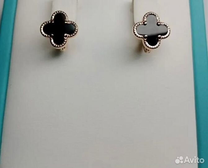 Серьги золотые новые