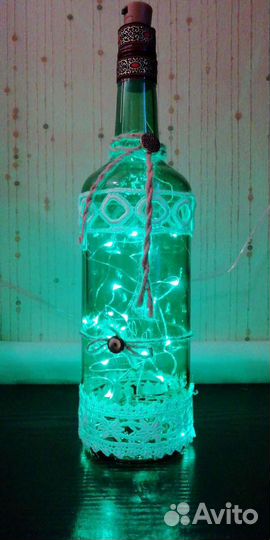 Бутылки декоративные светодиодные