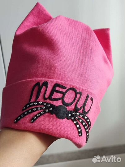 Шапка для девочки от 0 до 1.5лет