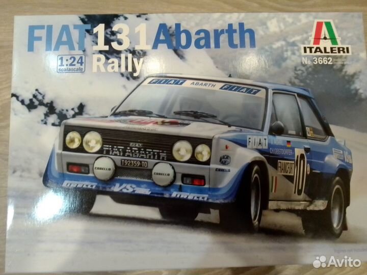 Сборная модель fiat 131 Abarth Rally italeri 1:24
