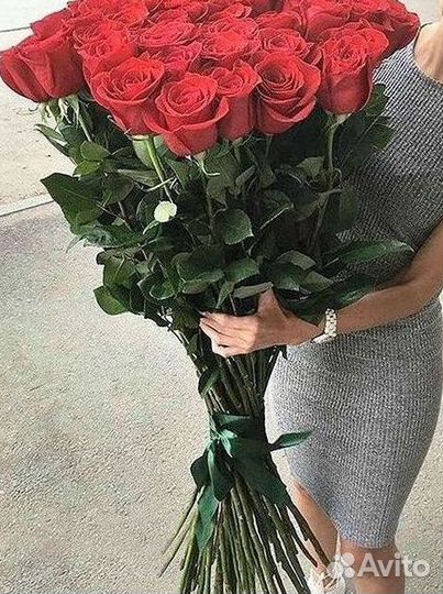 Высокие Розы Гиганты Доставка Круглосуточно