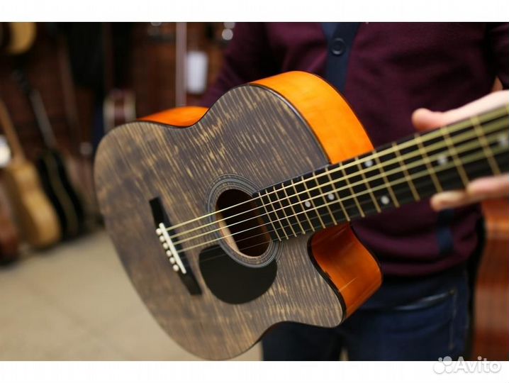 Homage LF-3800CT-N фолк акустическая гитара