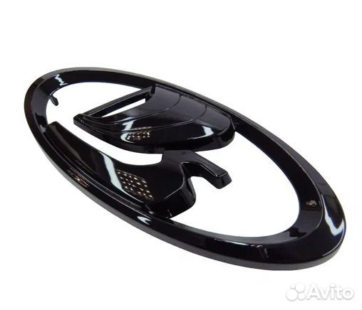 Эмблема Vesta ng чёрный глянец(Антихром )