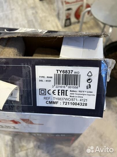 Пылесос Ручной Tefal TY6837