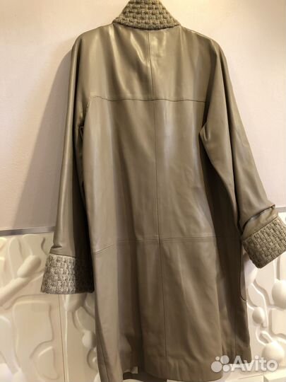 Кожаный плащ