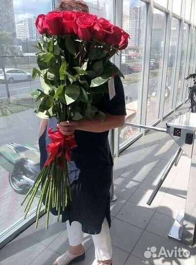 Высокие Розы Гиганты Доставка Круглосуточно