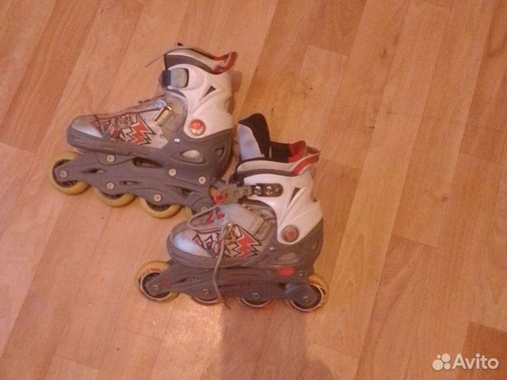 Роликовые коньки детские раздвижные