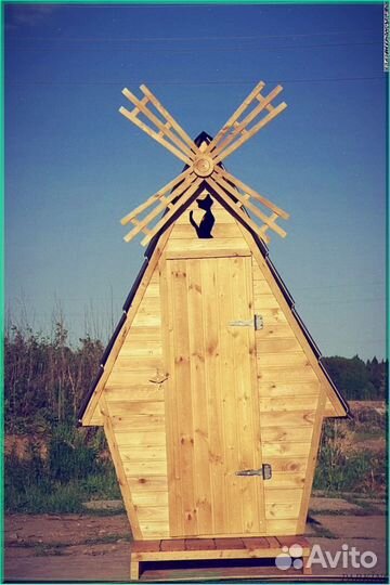 Дачный туалет с кошкой нйр 512