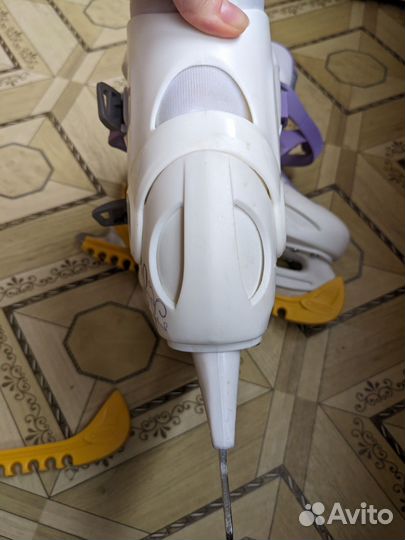 Коньки регулируемые детские 32-34