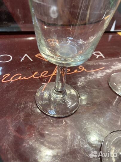 Рюмки тонкое стекло 3 штуки