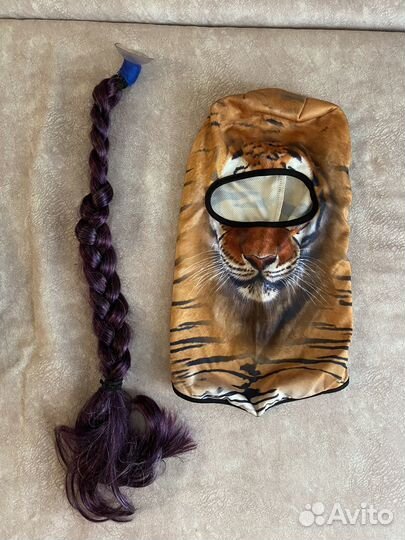 Коса на любой шлем и балаклава