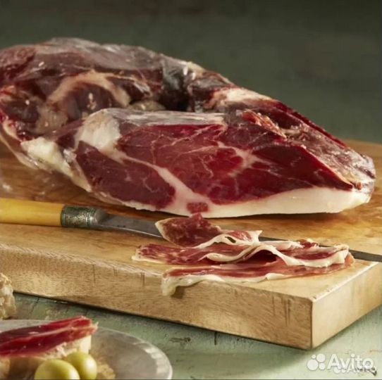Хамон Иберико (Iberico De Cebo) в нарезке