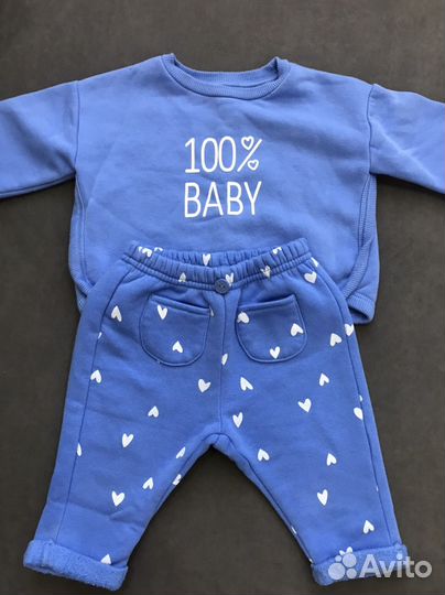 Пакет одежды для девочки 68-80