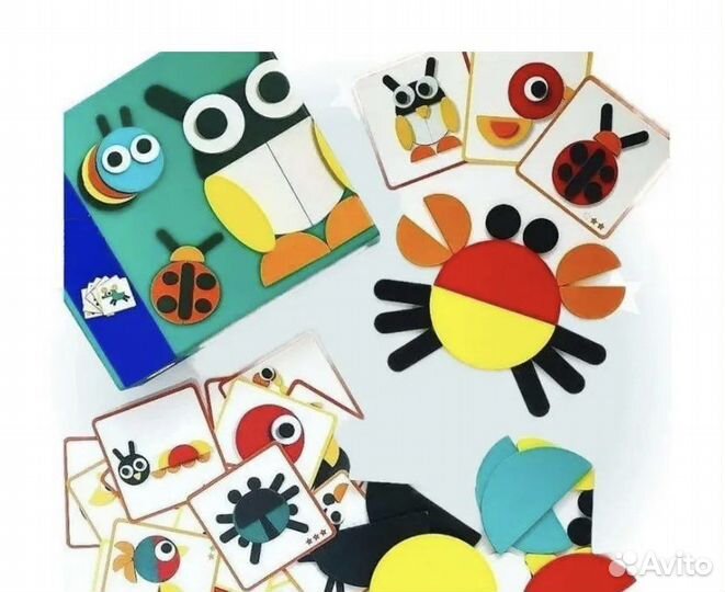 Новая Мозаика деревянная, геоанимо, аналог джеко