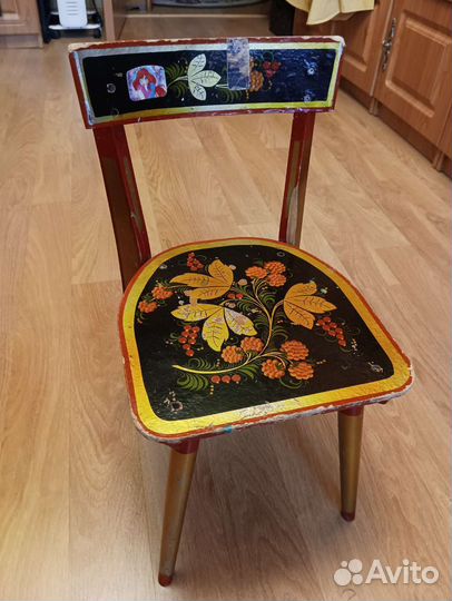 Детский стульчик хохлома