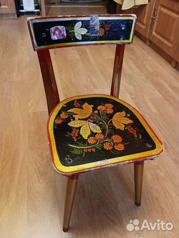 Детский стульчик хохлома