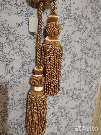 Кисти подхваты для штор.Золотые. Новые