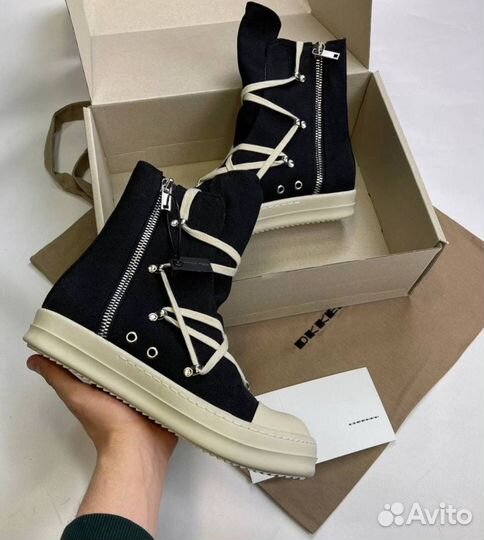 Кеды Rick Owens drkshdw hexagram