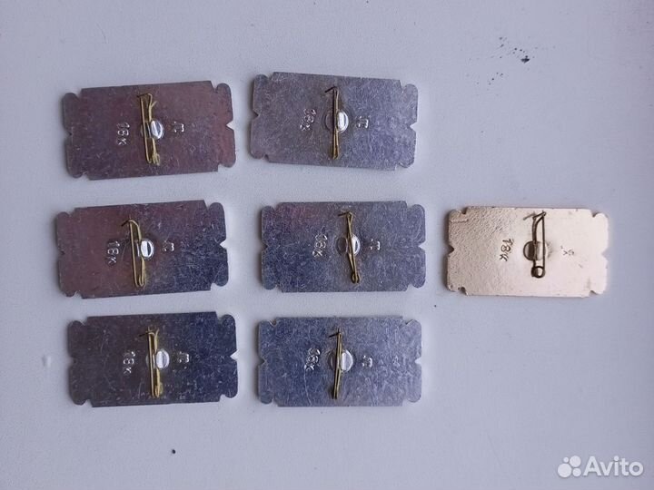 Значки набор Солдатики Бородино 7шт