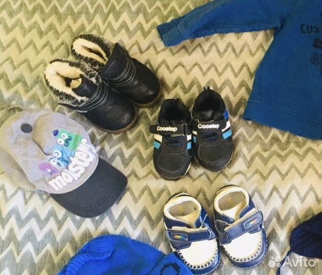 Одежла и обувь на мальчика от 9 мес до 18 мес, пак