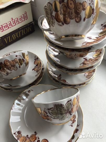 Чайная пара и трио лфз, вербилки, дулево