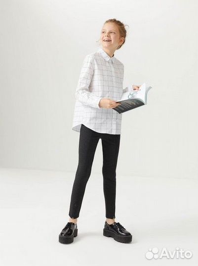Б/У школьная рубашка sela размер 164