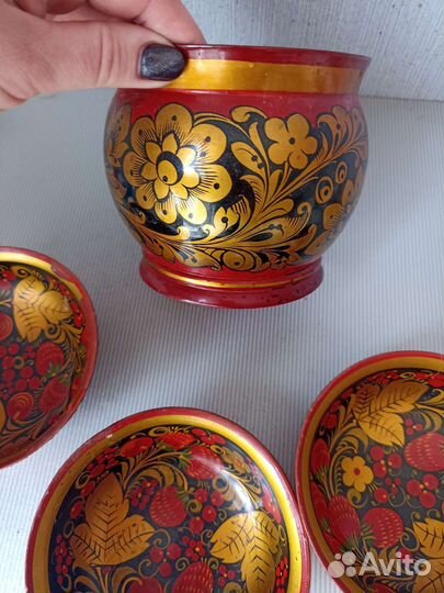 Посуда хохлома