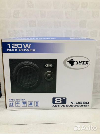 Активный Сабвуфер под сиденье syzx