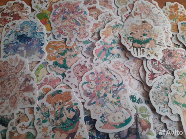 Аниме наклейки стикеры