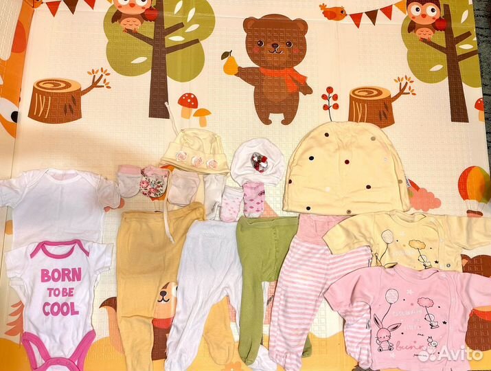 Вещи на девочку от 0 до 7 месяцев пакетом