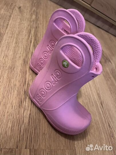 Crocs сапоги для девочки