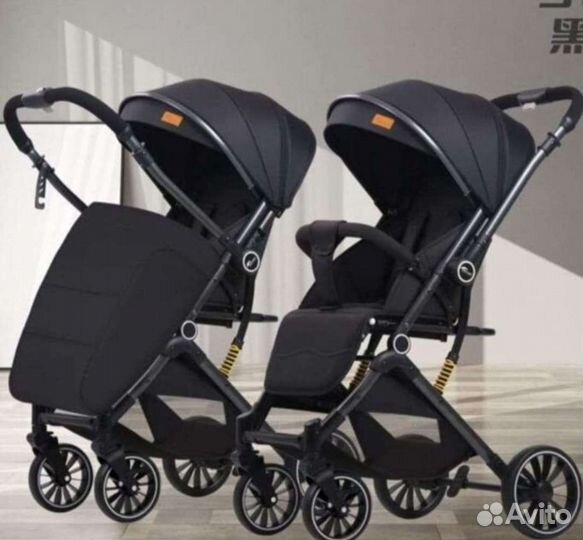 Прогулочная коляска с перекидной ручкой
