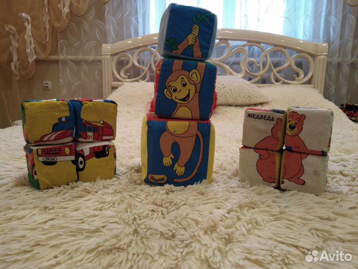 Кубики мягкие