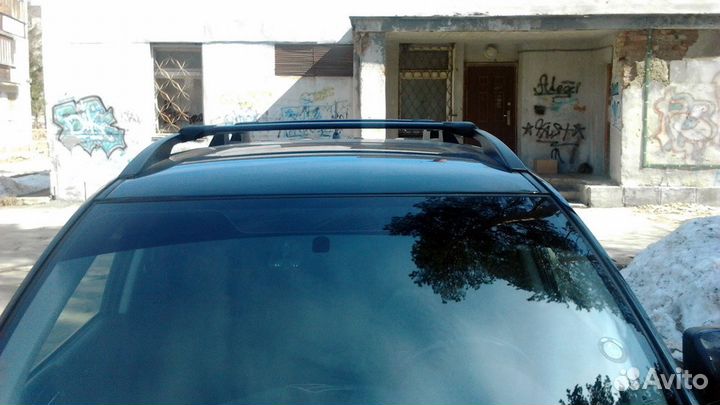 Багажник на рейлинги Subaru Forester (чёрный)