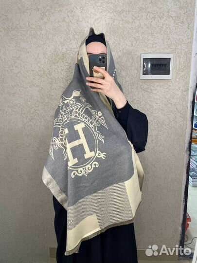 Шарф теплый эрмес