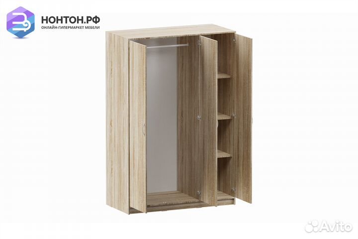 Шкаф трехстворчатый Орион дуб сонома