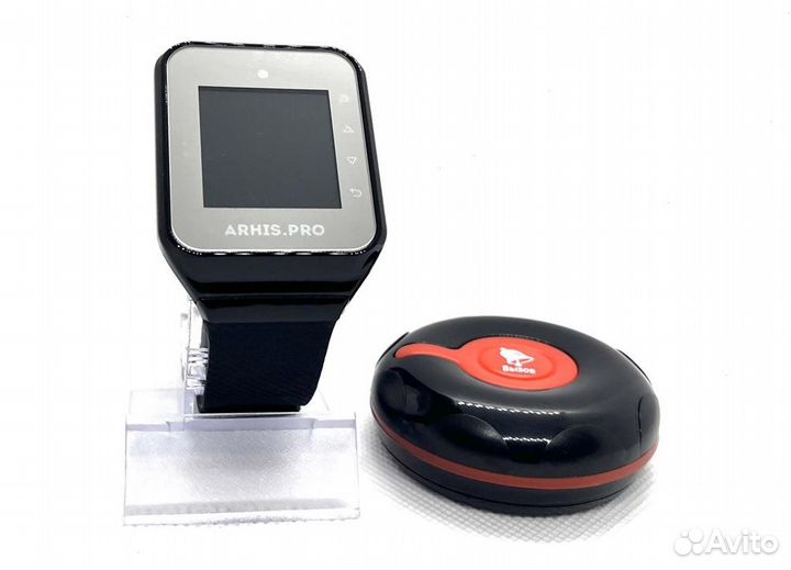 Кнопка вызова официанта персонала Классик и часы