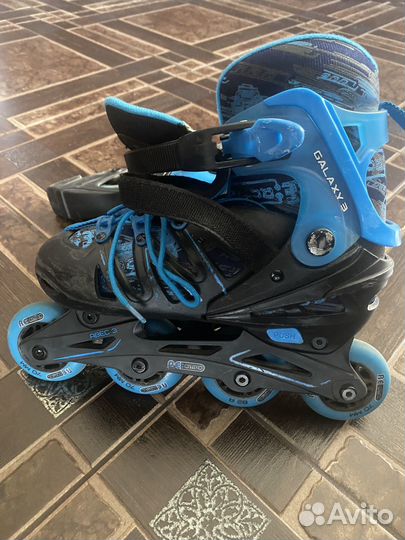 Ролики раздвижные 36-39, плюс защита