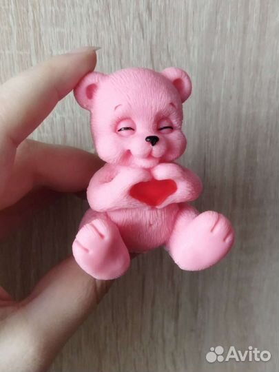 Мыло ручной работы мишка