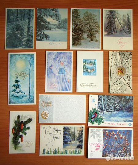 Открытки СССР разной тематики