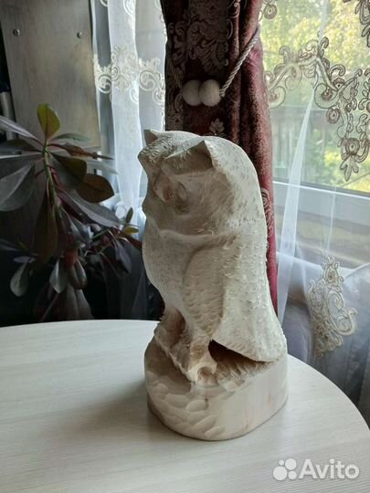 Сова из дерева, ручной работы