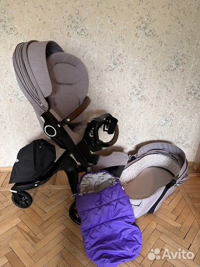 Коляска stokke xplory v6 2 в 1